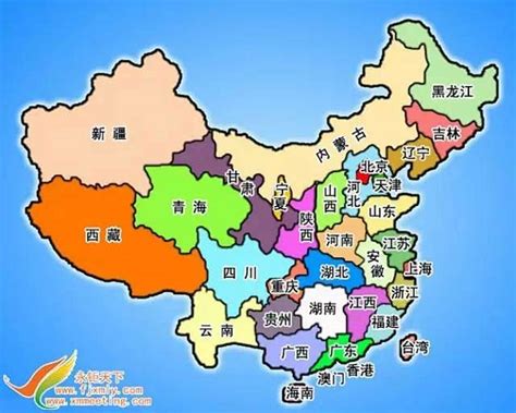 中國大陸省份地圖|中國地圖圖片